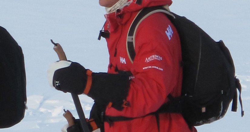 Harry, Duke of Sussex on cross country skis during the North Pole expedition